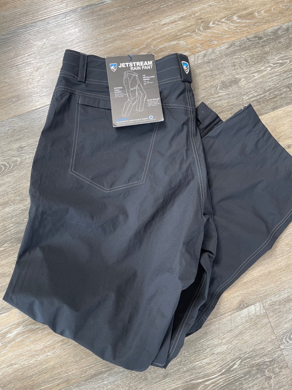 Kuhl Jetstream Rain Pant - Black sz 40 x 32